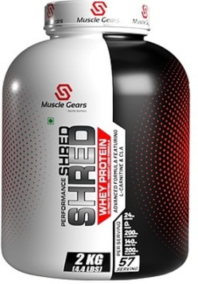 Muscle Gears Shred Whey Protein 5lbs Whey Protein(2.2 kg, Mango)