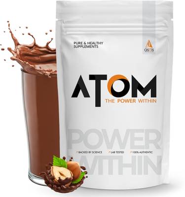 AS-IT-IS Nutrition ATOM 100% Pure Carb 1kg | For Faster Weight Gains | Hazelnut Flavor Weight Gainers/Mass Gainers