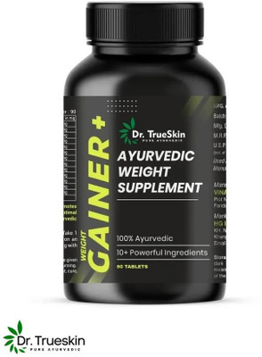 Dr.trueskin Weight Gainer+ Recovery Focused Gainer Weight Gainers/Mass Gainers(90 Capsules, Unflavored)