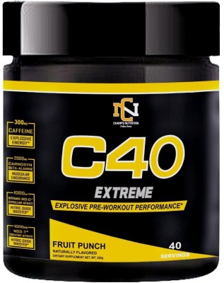 CHAMPS NUTRITION C40 EXTREME 200GM Pre Workout(200 g, MIXED FRUIT)