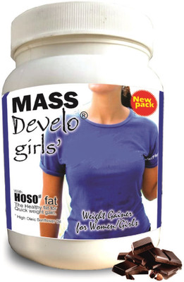 DEVELO WHEY & SOY PROTEIN Weight Gainers/Mass Gainers(1 kg, CHOCOLATE)