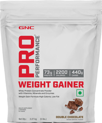 GNC Pro Performance Weight Gainer Weight Gainers/Mass Gainers(5 pounds, Double Chocolate)