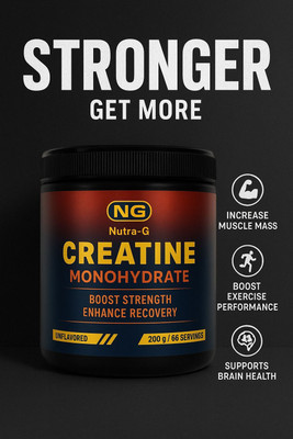 Nutrag Monohydrate (Power, Recovery, Results) Creatine(200 g, Unflavoured)