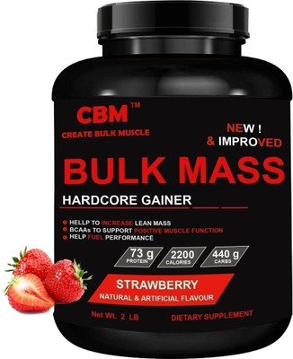 CBM BULK Weight Gainers/Mass Gainers(1 kg, STRAWBERRY)