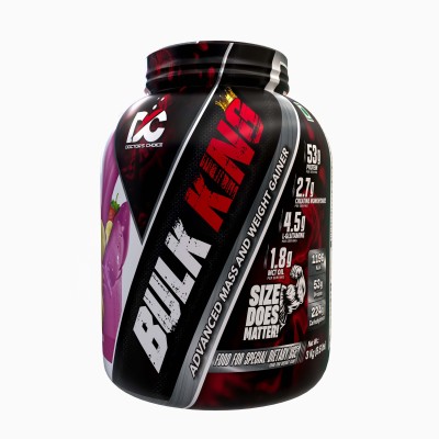 DOCTOR'S CHOICE Bulk King Advanced Weight Gainers/Mass Gainers(3000 g, Strawberry Banana)