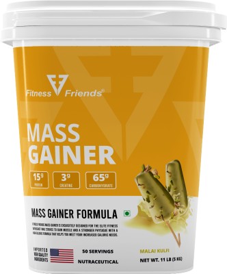 fitness friends Mass Gainer Malai Kulfi Weight Gainers/Mass Gainers(5 kg, Malai Kulfi)