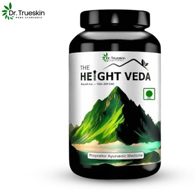 Dr.trueskin Height Veda Powder Height Posture Way Protein Supplement Plant-Based Protein(200 g, Unflavored)