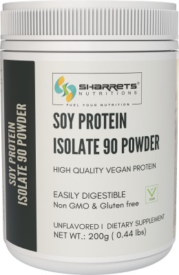 SHARRETS NUTRITIONS Non GMO Isolated Plant-Based Protein(200 g, Unflavored)