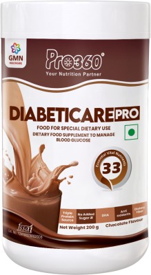 PRO360 DiabetiCare Pro Protein Powder Nutrition Health Drink for Diabetes Care Protein Blends(200 g, Chocolate)