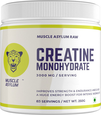 Muscle Asylum Micronized Creatine Monohydrate Powder Creatine(250 g, Unflavored)