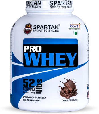 Spartan Sport Sciences Pro Whey Protein Powder | Gym Protrein Powder for Men & Women | Whey Protein(4 pounds, Chocolate)