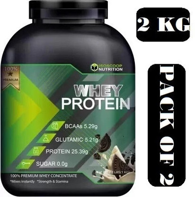 iso scoop nutrition WHEY PROTEIN Whey Protein(2 kg, Cookies cream)