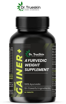 Dr.trueskin Weight Gainer+ Nutritious Muscle Booster Weight Gainers/Mass Gainers(90 Capsules, Unflavored)