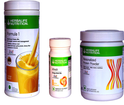 HERBALIFE Formula 1 Shake Mango + Protein Powder 200G + Afresh Lemon Protein Shake(750 g, Mango, Lemon)