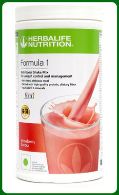 Herbal Nutrition Life Formula 1 Nutrition shake Strawberry Plant-Based Protein(500 g, Strawberry)