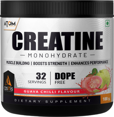 AS-IT-IS Nutrition ATOM Creatine Monohydrate 100g - 32 Servings |Guava Chilli Flavour Creatine(100 g, Guava Chilli)
