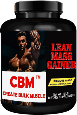 CBM LEAN MASS GAINER Fueling Your Fitness Journey Weight Gainers/Mass Gainers(3 kg, Mango)