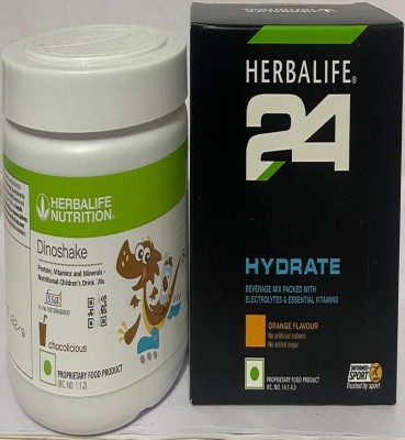 HERBALIFE H24Hydrate or Dinoshake Chocolate Nutrition Bars(300 g, Chocolate, orange)