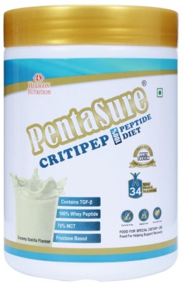 PentaSure CRITIPEP Peptide Diet - Creamy Vanilla Flavour 1Kg Whey Protein(1 kg, Creamy Vanilla)