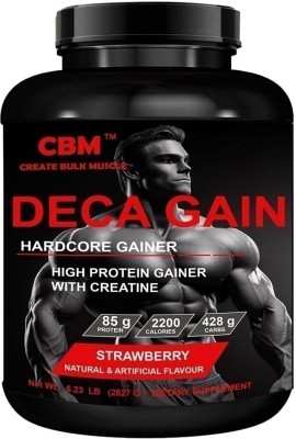 CBM Deca Gain 6 Lb Strawberry B Weight Gainers/Mass Gainers(2827 g, Strawberry)