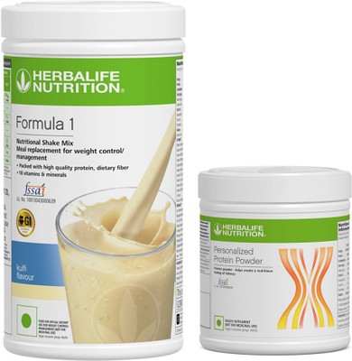 HERBALIFE Formula 1 Nutritional Shake Mix 500g - Protein Powder 200g Nutrition Bars(750 g, Kulfi)