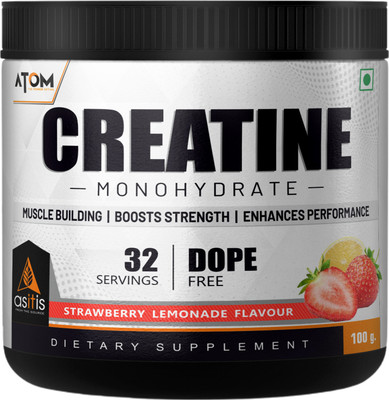 AS-IT-IS Nutrition AS-IT-IS ATOM Creatine Monohydrate 100g - 32 Servings, Strawberry Lemonade Creatine(100 g, Strawberry Lemonade)