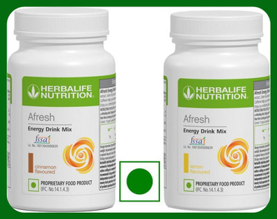 Herbal Nutrition Life Afresh Energy Drink Mix Cinnamon Energy Bars(50 g, Lemon)
