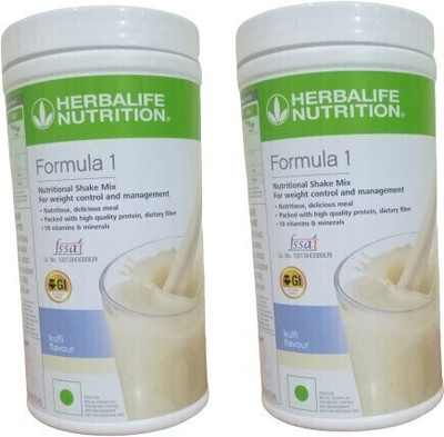 HERBALIFE Formula 1 Nutritional Shake Kulfi Flavour 2 Pcs Combo Pack Protein Shake(200 g, Kulfi)