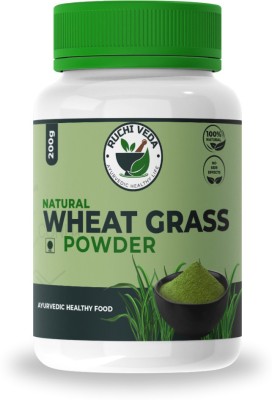 RUCHI VEDA-AYURVEDIC HEALTHY LIFE Wheat Grass Powder_200gm Energy Bars(200 g, Unflavored)