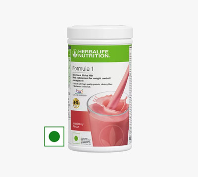 HERBALIFE FORMULA 1 SHAKE STRAWBERRY Protein Shake(500 g, STRAWBERRY)