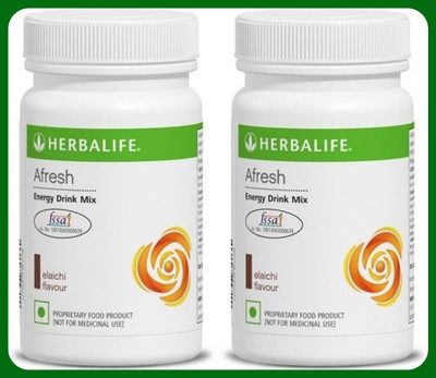 Herbal Nutrition Life Herbalife Afresh energy drink mix combo Elaichi flavour 50*2 g Energy Bars(100 g, Elaichi)