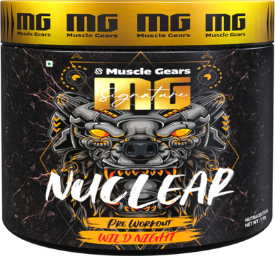 Muscle Gears MG Nuclear Wild Night (110G) Pre Workout(110 g, Wild Night)