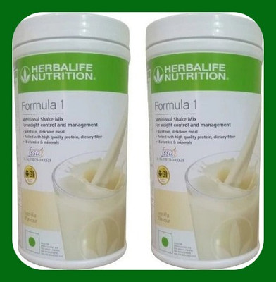 Herbal Nutrition Life Formula 1 Nutritional Shake Vanilla Flavour 2 Pcs Combo Pack Protein Shake(200 g, Vanilla)