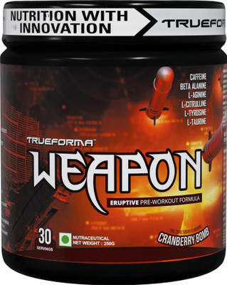 TRUEFORMA Weapon - Eruptive Formula Pre Workout(250 g, Cranberry Bomb)