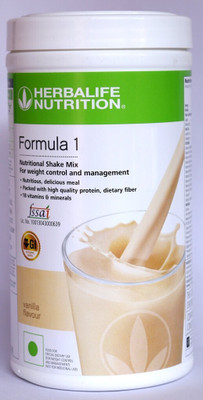 HERBALIFE Formula 1 Nutritional Shake Vanilla Flavor Plant-Based Protein(500 g, Vanilla)