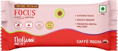 NOFUSS FOCUS - Functional Protein Bars(6 No, Caffé Mocha)