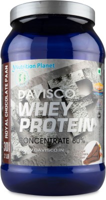 Nutrition Planet Davisco Whey Protein With Added DigeZyme (Royal Chocolate Paan) 2lb, 30 Servings Whey Protein(907 g, Royal Chocolate Paan)