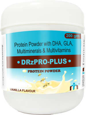 MEDMYNDRZPHARMA DRZPRO PLUS Plant-Based Protein(200 g, VANILLA FLAVOUR)