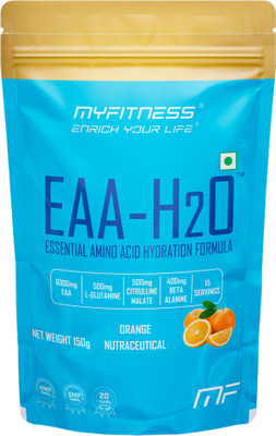 MYFITNESS EAA Supplement | 6000 mg EAA | 500 mg Beta Alanine | Added Electrolyte Blend EAA (Essential Amino Acids)(150 g, Orange)