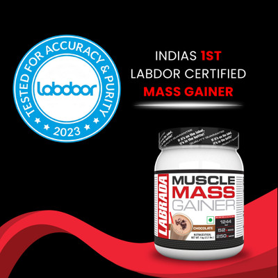 Labrada nutrition Muscle Mass Gainer 1 kg (Chocolate) 2 lbs Weight Gainers/Mass Gainers(1 kg, Chocolate)