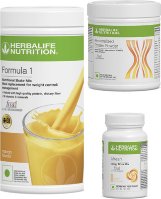 Herbalife Nutrition F1 SHAKE Mango , PP Powder 200 G , Afresh - Ginger Protein Shake(400 g, mango aur Ginger)