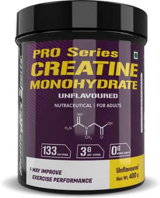 HealthyHey Pro Series Creatine Monohydrate - 133 Servings Creatine(400 g, Unflavoured)