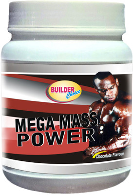 builder choice Mega Mass Power 500 GM Weight Gainers/Mass Gainers(500 g, Chocolate)