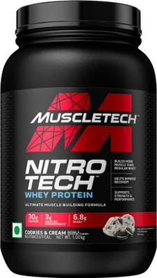 Muscletech Nitrotech Whey Protien Ultimate Muscle Building Formula Whey Protein