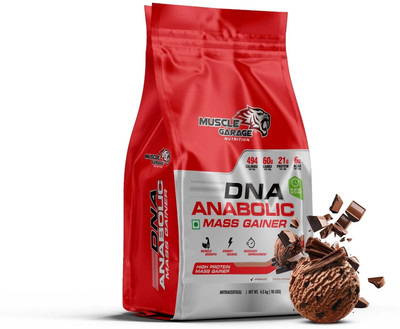 Muscle Garage DNA Anabolic Mass Gainer Weight Gainers/Mass Gainers(4.5 kg, CHOCOLATE)