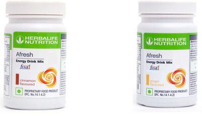 HERBALIFE Afresh Energy Drink Mix-CINNAMON And AFRESH GINGER Energy Bars(50 g, 50 g, CINNAMON,GINGER)