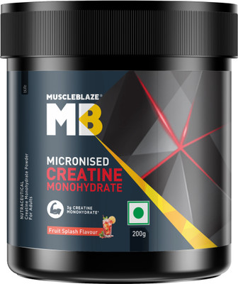 MUSCLEBLAZE Micronized Creatine Monohydrate Powder Creatine(200 g, Fruit Splash)