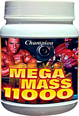 CHAMPION MEGA MASS 11000 Weight Gainers/Mass Gainers(500 g, CHOCOLATE)