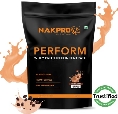 Nakpro PERFORM Whey Protein Supplement Powder - Coffee (1 kg - 30 Servings) Whey Protein(1 kg, Coffee)