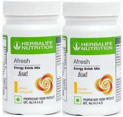Herbalife Nutrition Afresh Energy Drink Powder Plant-Based Protein(100 g, Lemon)
